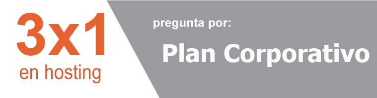 Comprar Hosting Corporativo 3x1
