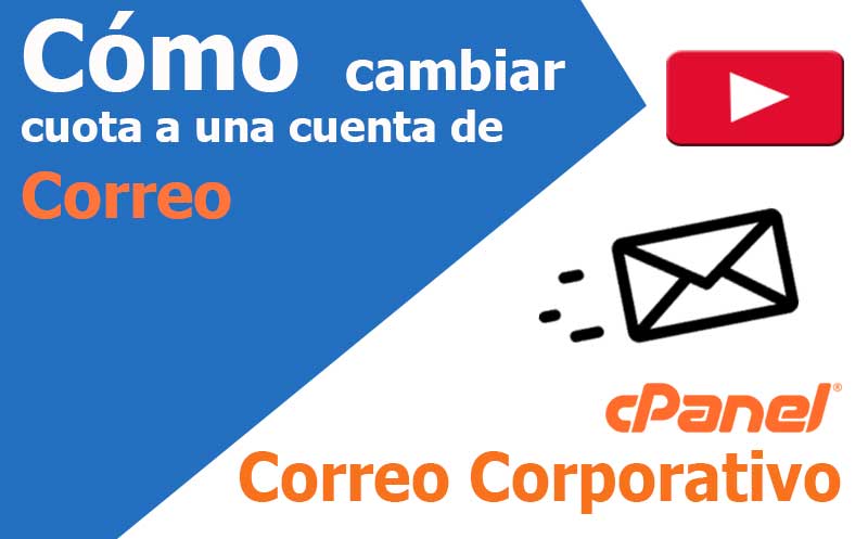 correo electronico cambiar cuota de cuenta de correo