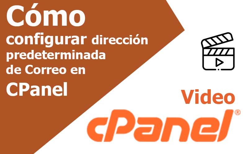 cpanel configurar correo predeterminado