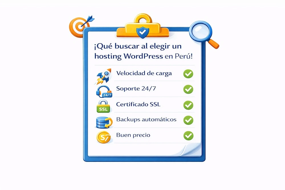 Qué buscar al elegir un hosting WordPress en Perú 