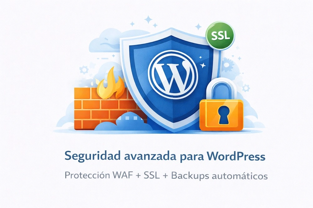 Seguridad en hosting WordPress con WAF y certificado SSL