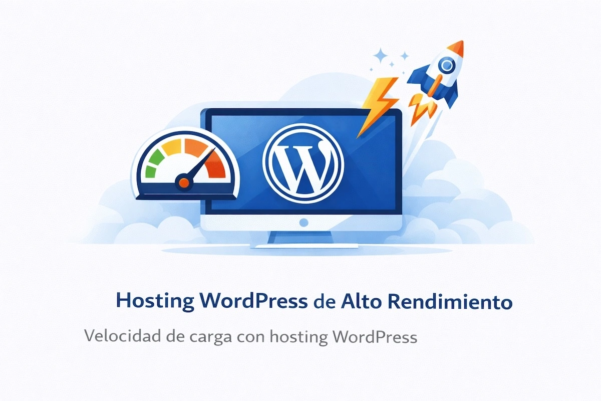 Velocidad de carga con hosting WordPress